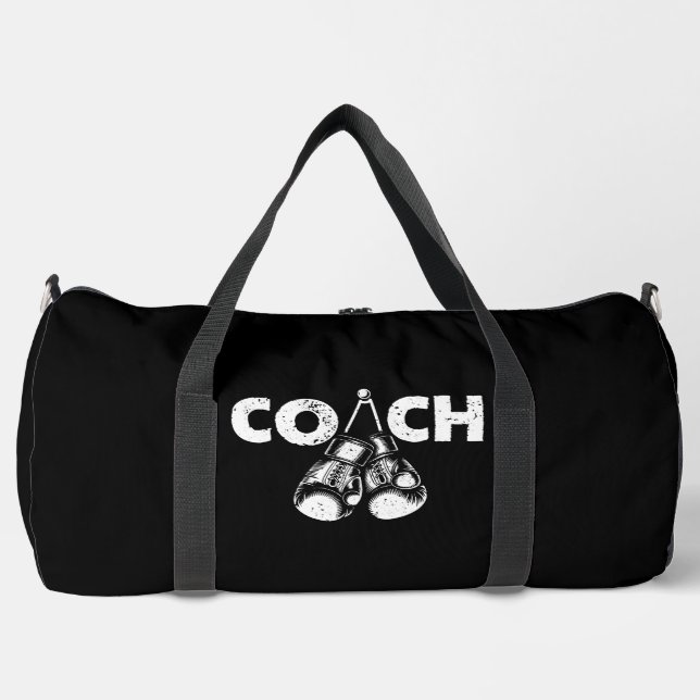 Coach Boxing Gloves Gym Duffle Bag (Vorderseite)