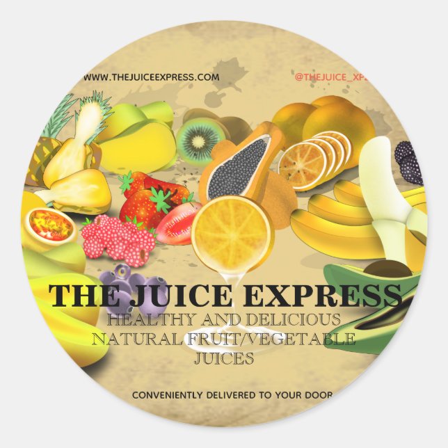 Coach Business Promo Sticker für Nutritionist (Vorderseite)