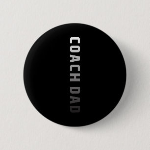 Coach Dad Design - Fußball Sketll Trainer Vati Button