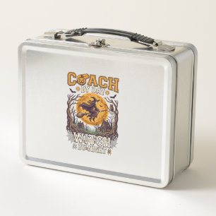 Coach Day Hexennacht Halloween Fliegender Mond Spi Metall Brotdose
