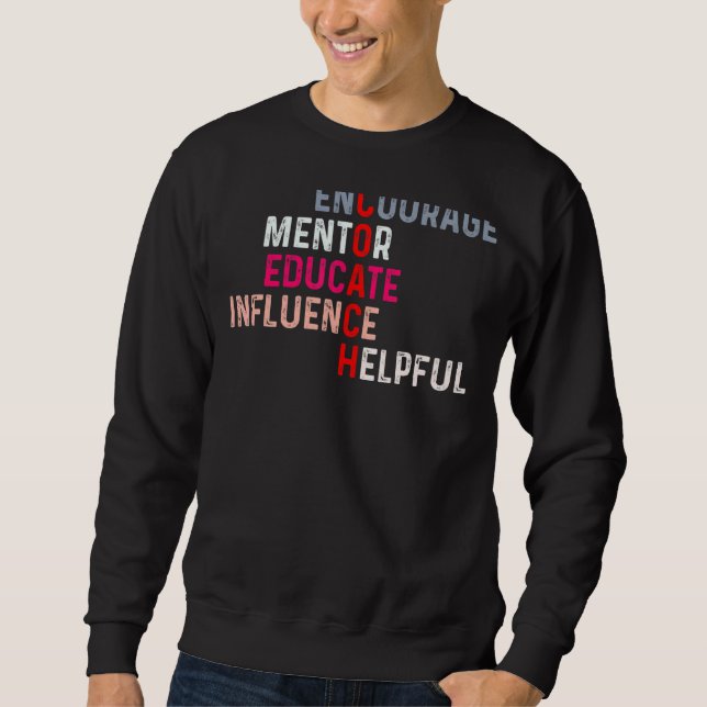 Coach Definition Coach für Männer Coach Sweatshirt (Vorderseite)