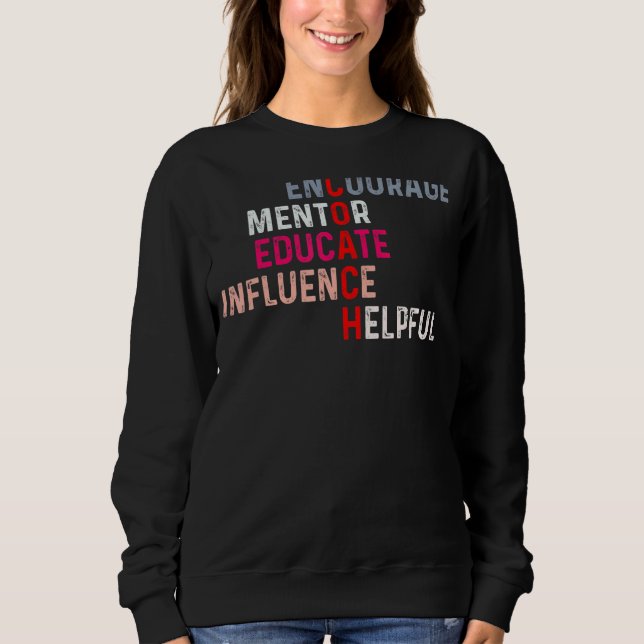 Coach Definition Coach für Männer Coach Sweatshirt (Vorderseite)