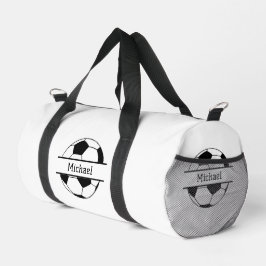 Coach-Fanname oder Mannschaft für Fußballspieler Duffle Bag