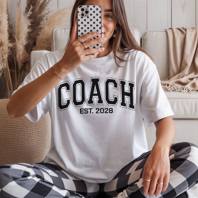 Coach Game Day T - Shirt - Kundenspezifisches Gesc (coach t-shirt, personalized coach shirt, cheer coach gift, game day shirt, coach appreciation gift,)