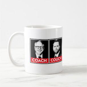 Coach gegen Couch Kaffeetasse
