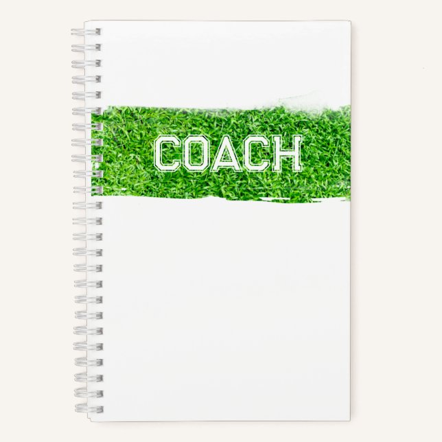 COACH Grass Turm Moderner Sport Notizbuch (Vorderseite)