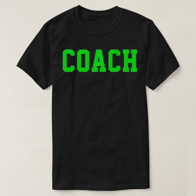 Coach Green T-Shirt (Design vorne)