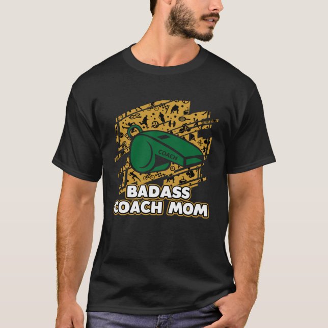Coach Mom  Coaching Humor Mentor Mother s Day T-Shirt (Vorderseite)