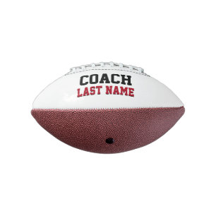 Coach Personalisiert Nachname Football
