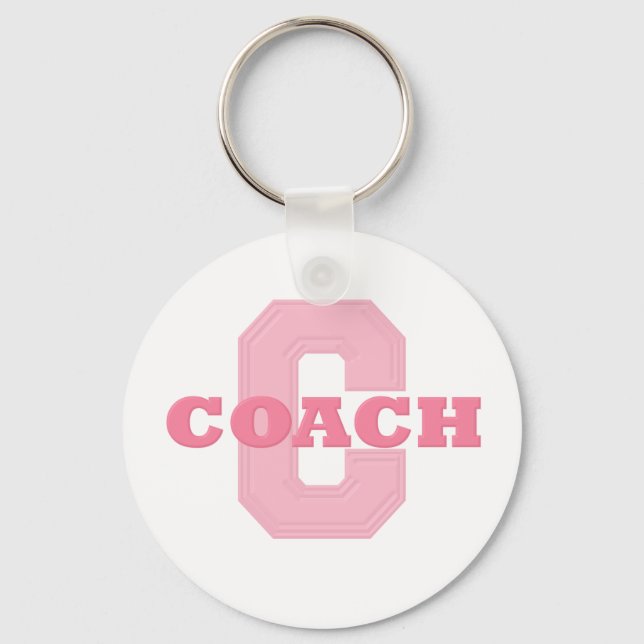 COACH PINK SCHLÜSSELANHÄNGER (Vorderseite)