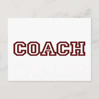 Coach Postkarte