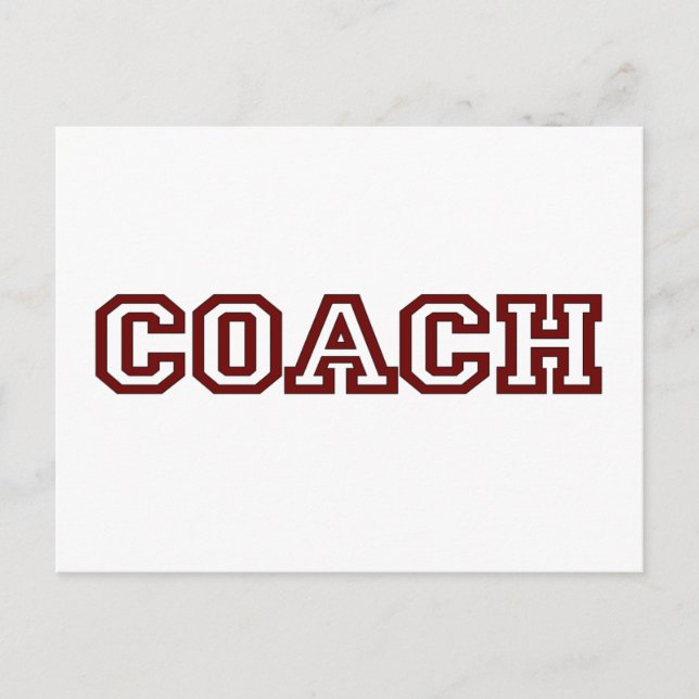 Coach Postkarte (Vorderseite)
