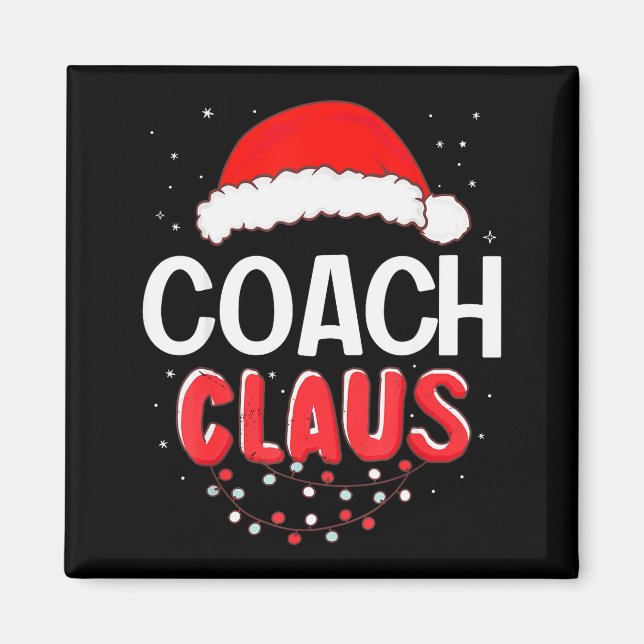 Coach Santa Claus Christmas Matching Costume  Magnet (Vorne)