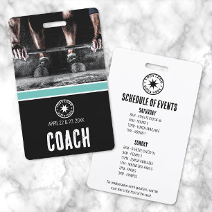 Coach Sportveranstaltung Ausweis