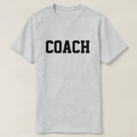 COACH-T - SHIRT (VORDERE UND ZURÜCK)