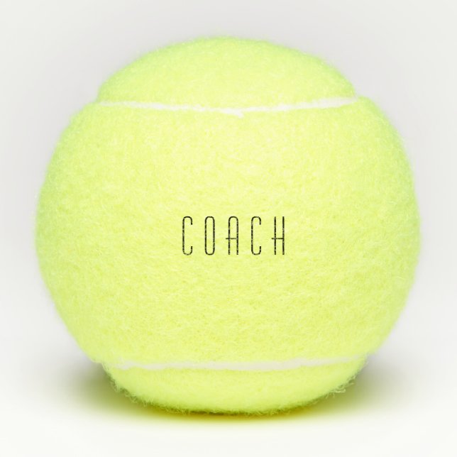 Coach Tennisbälle (Vorderseite)