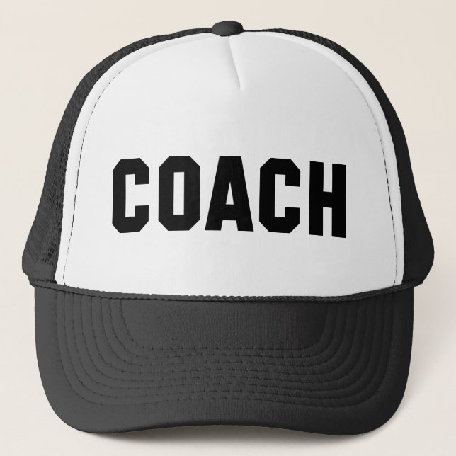 Coach Truckerkappe (Vorderseite)