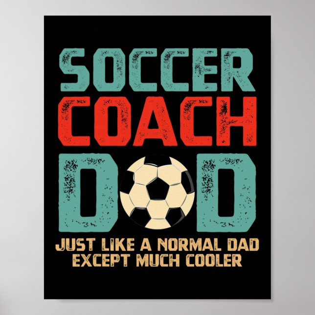 Coach Vater Vathers Day Geschenk Poster (Vorne)