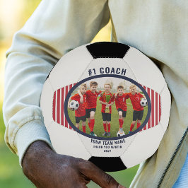 Coach Vielen Dank Team Foto Personalisiert Fußball
