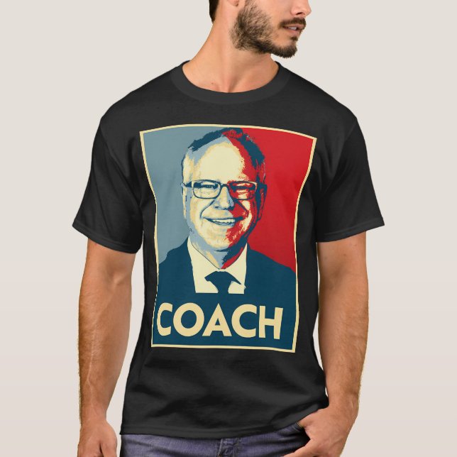 Coach Walz - Harris Walz 2024 T-Shirt (Vorderseite)