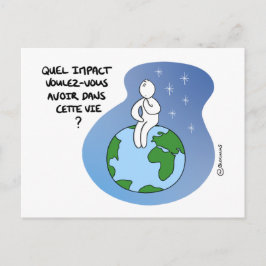 Coaching-Karte "Lebenseinschlag" Postkarte