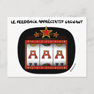 Coachingkarte: A-A-A, Feedback Postkarte
