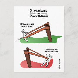 Coachingkarte "Verbesserungsstrategie" Postkarte