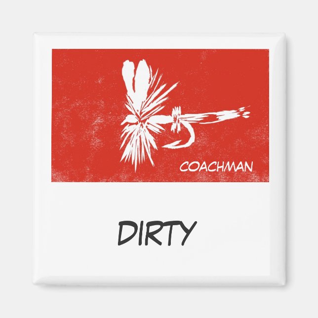 "Coachman" Dish Washer Status Magnet (Vorne)
