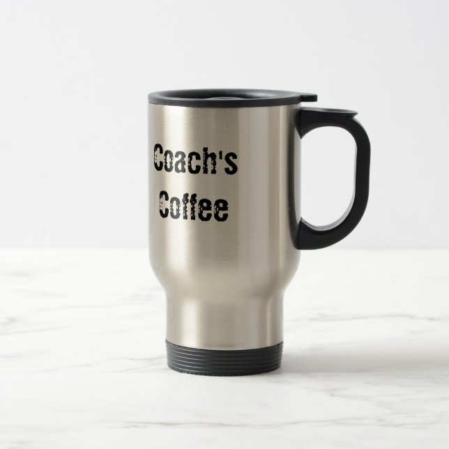 Coach'sCoffee, WARNEND Reisebecher (Rechts)