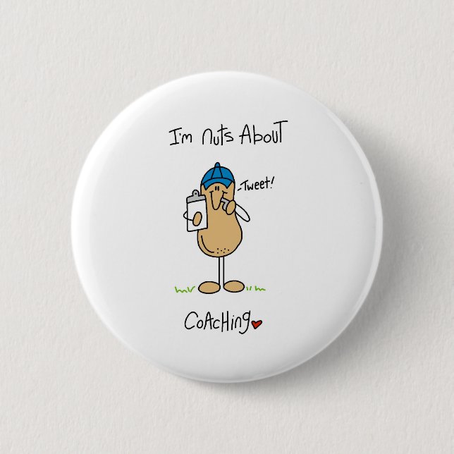 Coachte Nuss Button (Vorderseite)