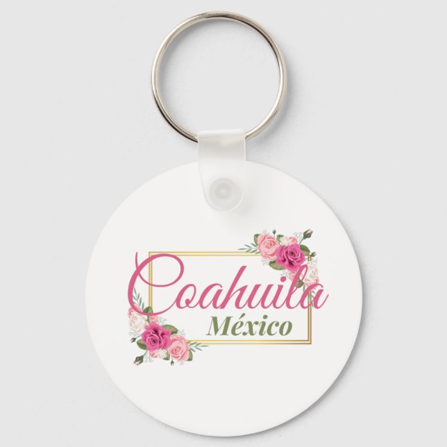 Coahuila Mexico Reiseziel Bridesmaid Schlüsselanhänger (Vorderseite)