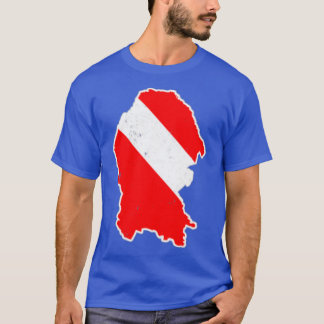 Coahuila Mexico Shirt Taucherflagge Scuba Diver Sh