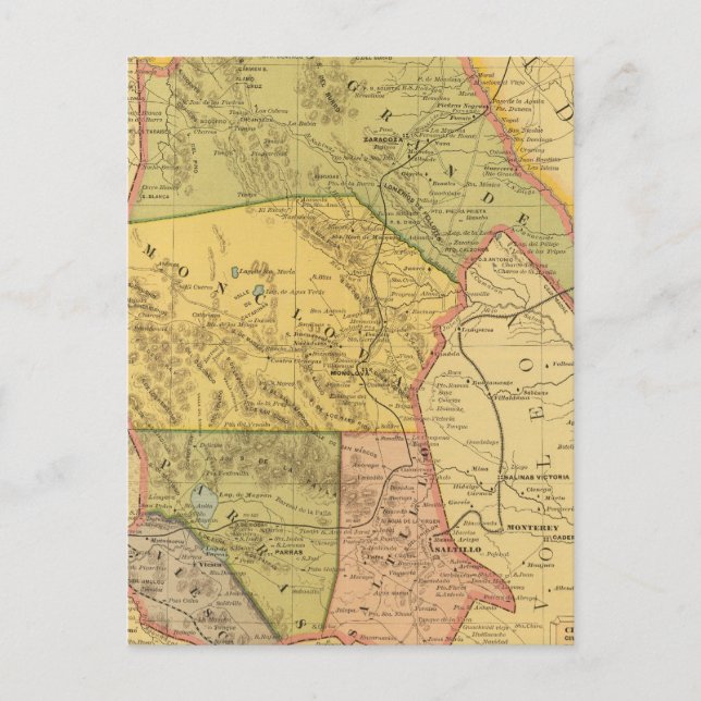 Coahuila Postkarte (Vorderseite)