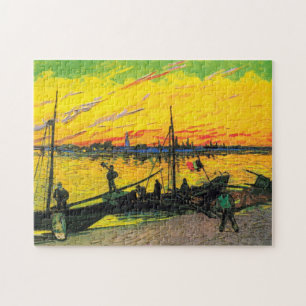 Coal Barges (F437) Van Gogh Fine Art Puzzle