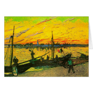 Coal Barges Van Gogh Fine Art