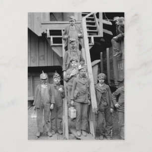 Coal Breaker Boys, 1900 Postkarte