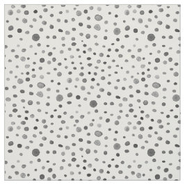 Coal Confetti Wasserfarbe Dots Fabric Stoff
