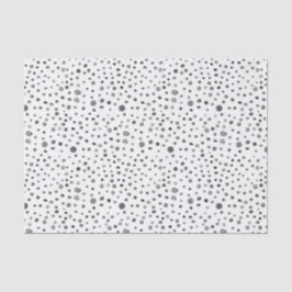 Coal Confetti Wasserfarbe Dots Gewebe Papier