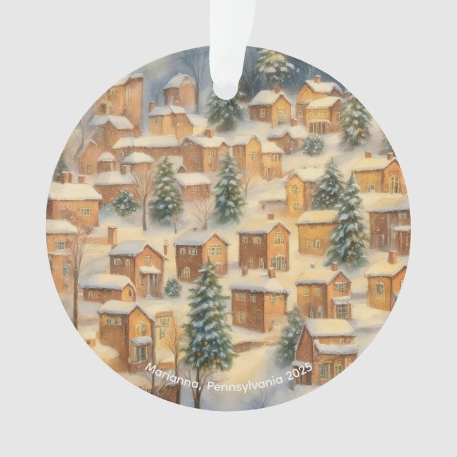 Coal Country Pride Marianna Pennsylvania Pa Ornament (Vorderseite)