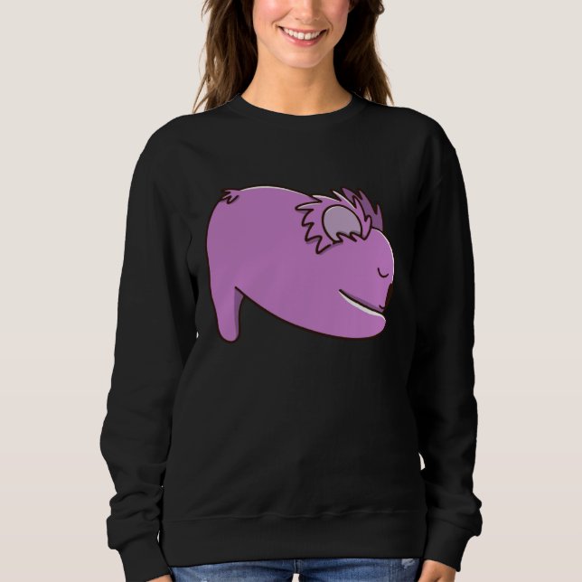 coala koala cute australia funny yoga pose sweatshirt (Vorderseite)