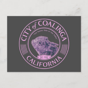 COALINGA FRESNO KALIFORNIEN - HORNKRÖTE POSTKARTE