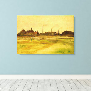 Coalmine in Borinage von Vincent van Gogh Leinwanddruck