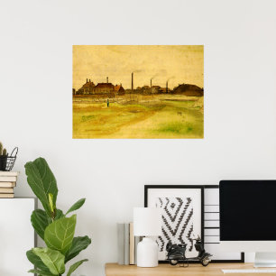 Coalmine in Borinage von Vincent van Gogh Poster