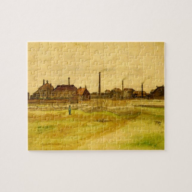 Coalmine in Borinage von Vincent van Gogh Puzzle (Horizontal)