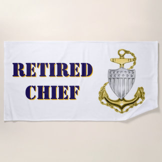 Coast Guard Chief Retired Strandtuch