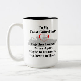 Coast Guard Ehefrau Kaffee Tasse