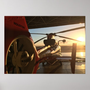 Coast Guard MH-65D Dolphin Hubschrauber Poster