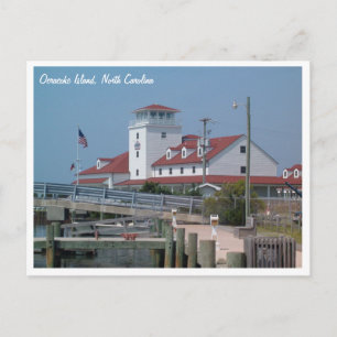 Coast Guard Station Ocracoke Island NC Postkarte