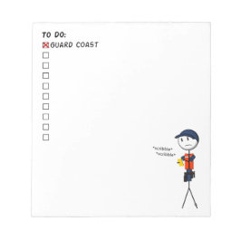 Coast Guard To Do List Editor Notizblock