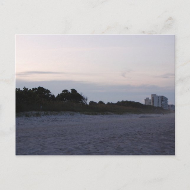 Coast line of Cocoa Beach Florida Postkarte (Vorderseite)